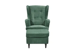 QUARTIER Ohrensessel MARCO wintermoos