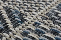 Outdoorteppich CLYDE 67 x 120 cm beige/blau