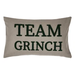 pad Kissenhülle TEAM GRINCH 30 x 50 cm beige/grün