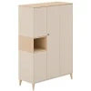 Kinder PAIDI Baby-Kleiderschrank MILA & BEN beige/ braun
