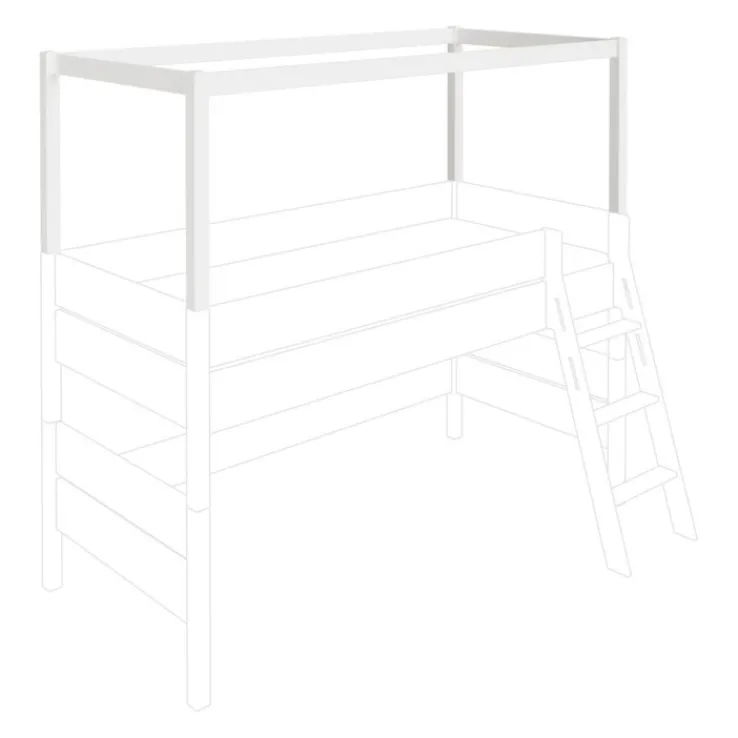 Kinder PAIDI Baldachinaufbau TIAGO weiß