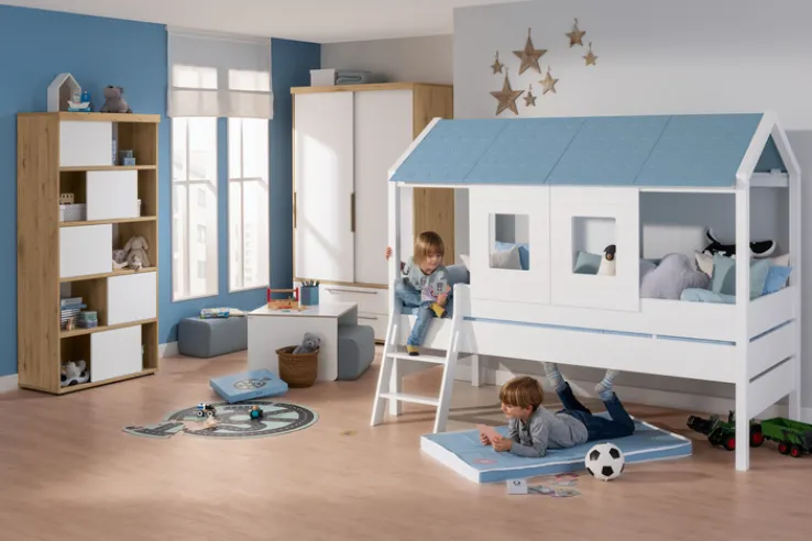 Kinder PAIDI Leiter TINY HOUSE weiß