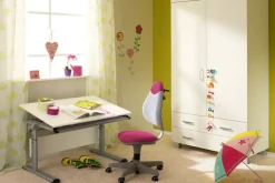 PAIDI Schreibtisch MARCO Kreideweiß