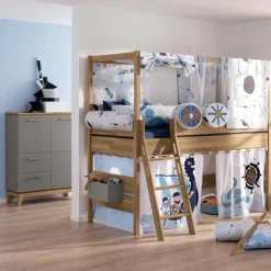 Kinder PAIDI Steckkissen TINY STEN Wikinger Mädchen weiß/ blau/ mehrfarbig