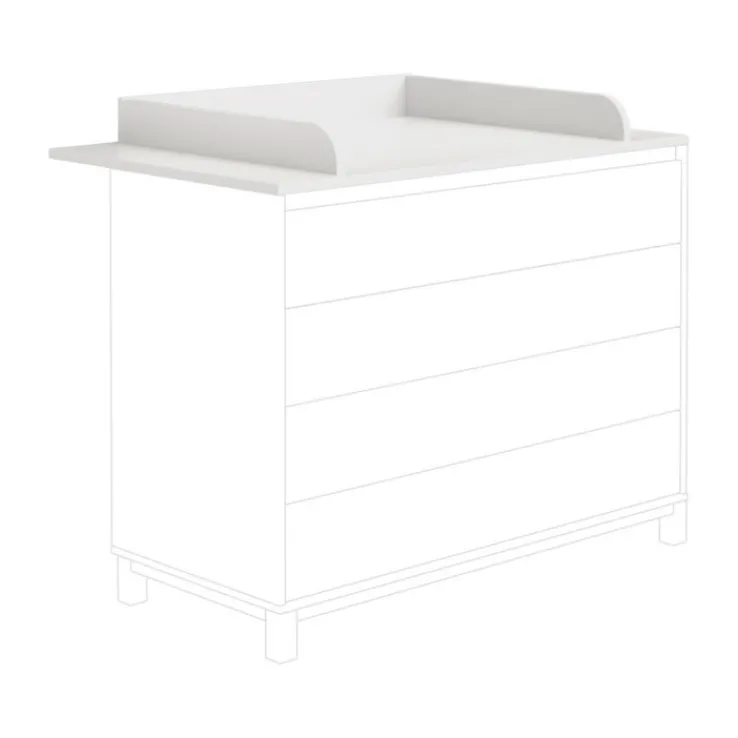 PAIDI Wickelkommode OLLI weiß/ blau