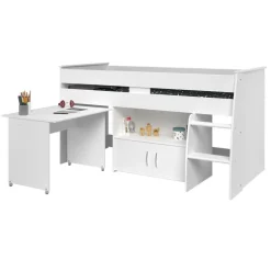 Kinder Parisot Halbhohes Hochbett REVERSE 1 weiß