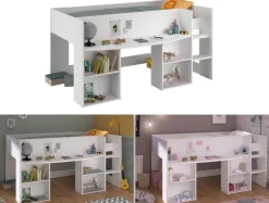 Kinder Parisot Hochbett weiß