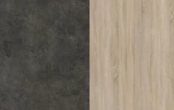 Parisot Küche mit Buffet FUMAY 21 Eiche/Beton-Optik ca. 300 x 186 x 60 cm