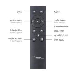 Paul Neuhaus LED Balkenpendel PURE-MOTO grau eloxiert