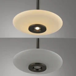 Paul Neuhaus LED Balkenpendel PURE VITRUM 3-flg braun