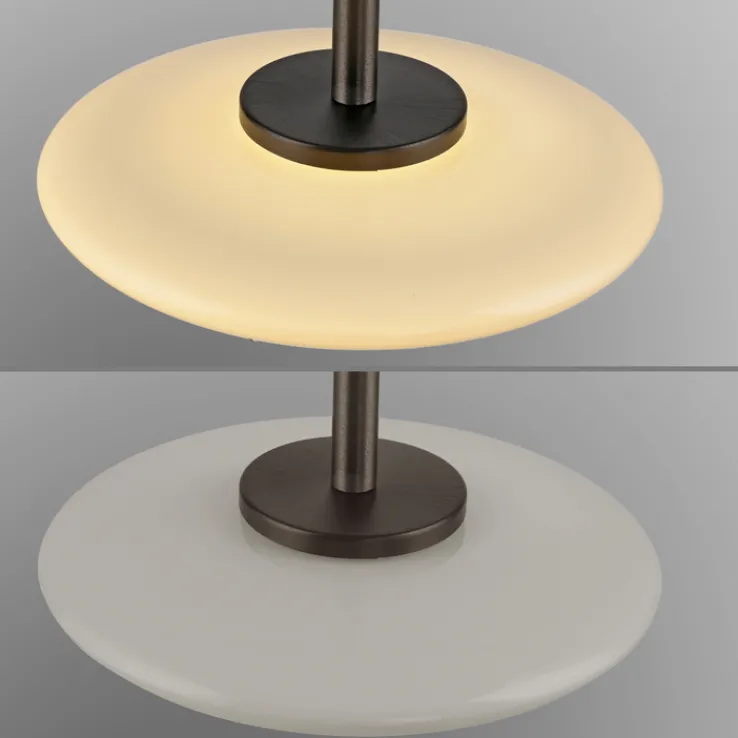 Paul Neuhaus LED Balkenpendel PURE VITRUM 3-flg braun