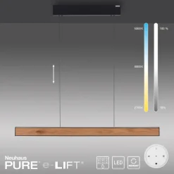 Paul Neuhaus LED Balkenpendel PURE E-MOTION 2-flg schwarz
