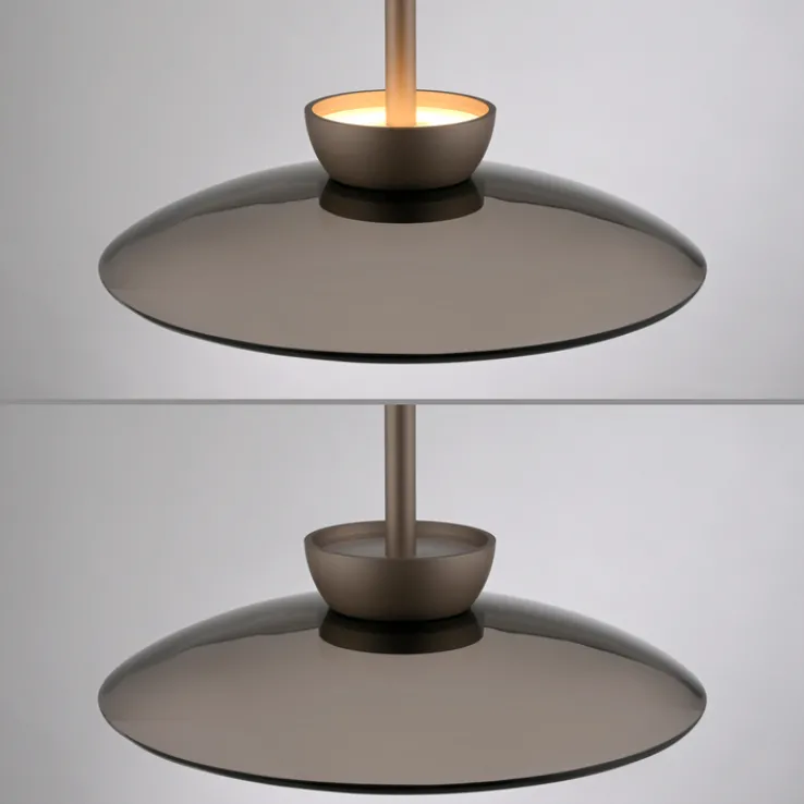 Paul Neuhaus LED Balkenpendel PURE MOON 3-flg bronze