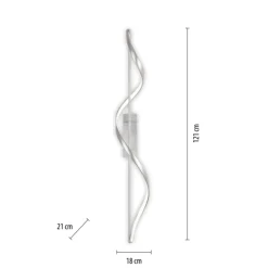 Paul Neuhaus LED Deckenlampe Q-SWING 1-flg silberfähig