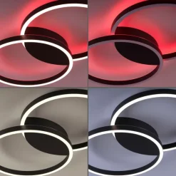 Paul Neuhaus LED Deckenlampe Q-MARKO schwarz