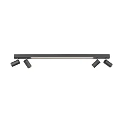 Paul Neuhaus LED Deckenlampe mit 4 Spots PURE-LINES anthrazit