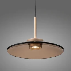 Paul Neuhaus LED Pendelleuchte PURE E-MOON 1-flg bronze