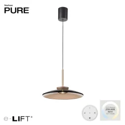 Paul Neuhaus LED Pendelleuchte PURE E-MOON 1-flg bronze