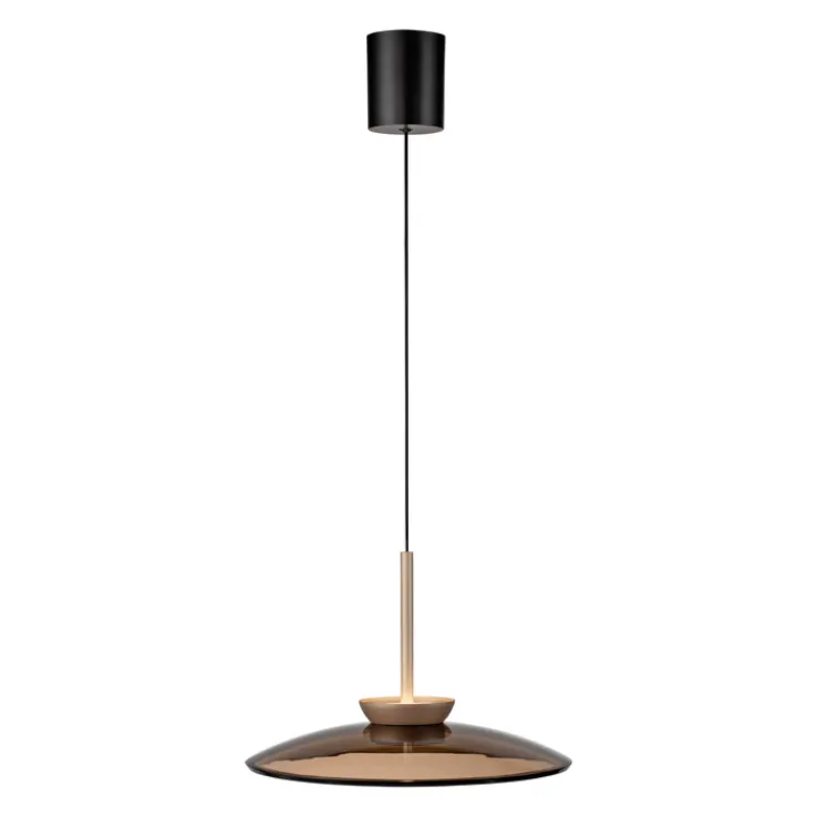 Paul Neuhaus LED Pendelleuchte PURE E-MOON 1-flg bronze