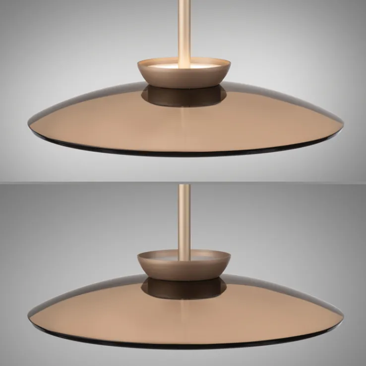 Paul Neuhaus LED Pendelleuchte PURE E-MOON 1-flg bronze