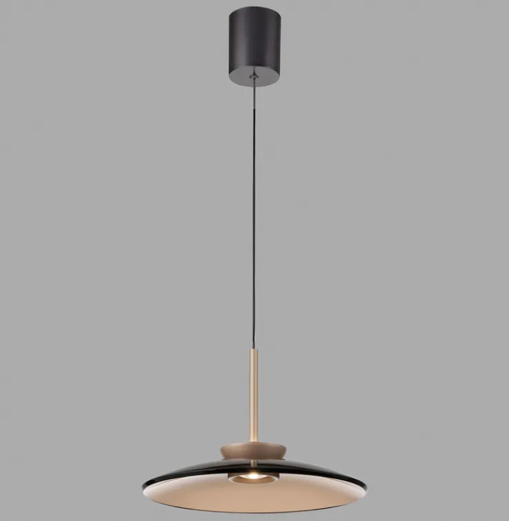 Paul Neuhaus LED Pendelleuchte PURE E-MOON 1-flg bronze