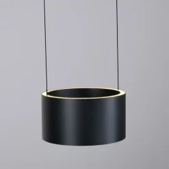 Paul Neuhaus LED Pendelleuchte PURE CLIPSE Aluminium Ø 20 cm Platin