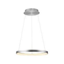 Paul Neuhaus LED Pendelleuchte HOOP 57 cm alu-/nickelfarbig