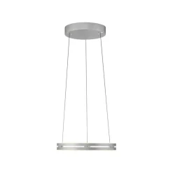 Paul Neuhaus LED Pendelleuchte PURE E-LOOP Aluminium Ø 50 cm Alu-/Nickelfarbig