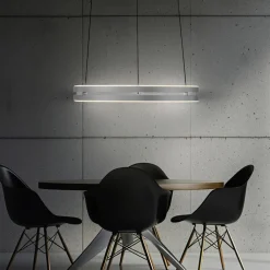 Paul Neuhaus LED Pendelleuchte PURE E-LOOP Aluminium Ø 50 cm Alu-/Nickelfarbig