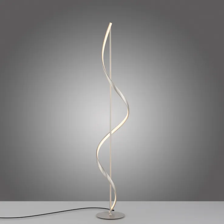 Paul Neuhaus LED Stehlampe Q-SWING 24 cm silberfarbig