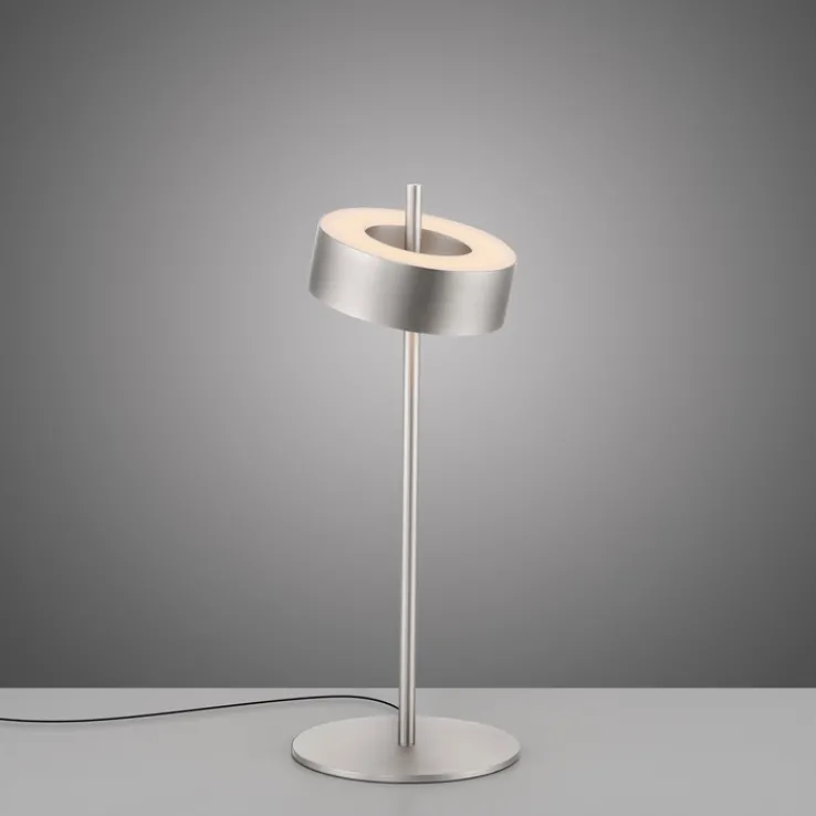 Paul Neuhaus LED Tischlampe Q-ROTATE 16 cm alu-/nickelfarbig