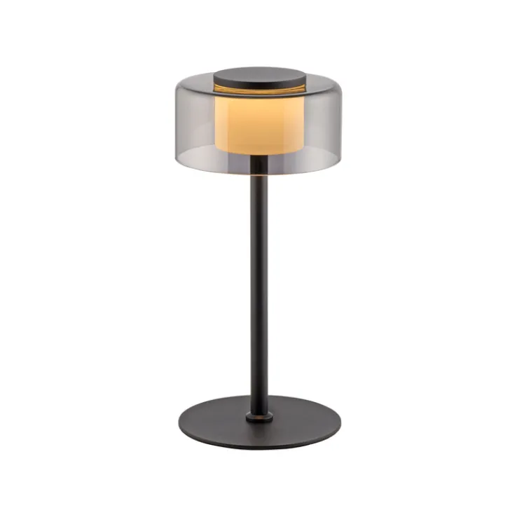 Paul Neuhaus LED Tischlampe RIKA 15 cm schwarz