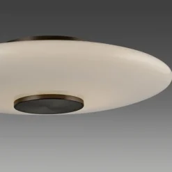 Paul Neuhaus LED Tischlampe PURE VITRUM 32 cm braun