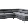 PHILL HILL Ecksofa BACKSTREET Stoffbezug Anthrazit ca. 275 x 230 cm