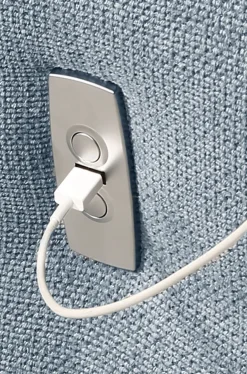 PHILL HILL Ecksofa FORBACH 279 x 210 cm blau