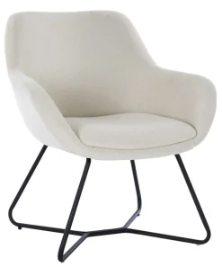 PHILL HILL Polsterstuhl SABRINA cremefarbig/schwarz