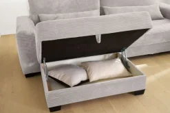 PHILL HILL Sofa 3-Sitzer SONYA hellgrau