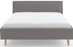 QUARTIER Polsterbett FRIEDA IIL 140 x 200 cm hellgrau