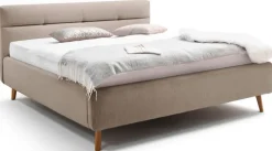 QUARTIER Polsterbett LOTTE 180 x 200 cm beige
