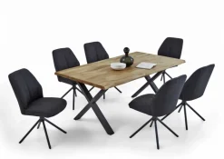 QUARTIER Polsterstuhl TAYLOR 49 x 88 cm grau anthrazit