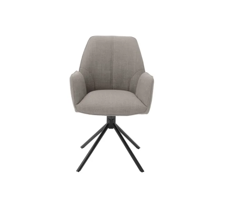 QUARTIER Polsterstuhl TAYLOR mit Armlehne cappuccino