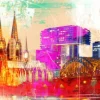 PRO ART Alu-Art Bild KÖLN I 150 x 50 cm