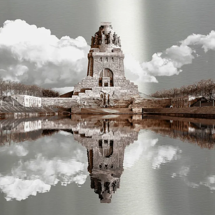 PRO ART Alu-Art Bild LEIPZIG II 100 x 100 cm