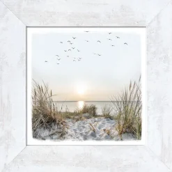 PRO ART Bild mit Rahmen NORDIC BEACH ATMOSPHERE I 44 x 44 cm