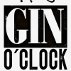 PRO ART Decopanel-Art Bild GIN O´CLOCK 15 x 27 cm schwarz/ weiß