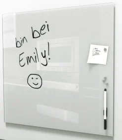 PRO ART Memoboard 50 x 50 cm Metall weiß