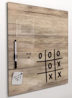 PRO ART Memoboard 50 x 50 cm Metall braun