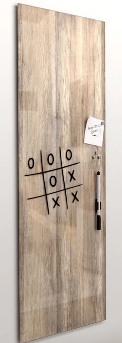 PRO ART Memoboard 80 x 30 cm Metall braun