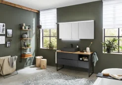 puris Spiegelschrank ASPEKT 150 cm Cosmos Grey