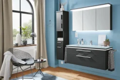 puris Spiegelschrank COOLLINE 90 x 68 x 15 cm Cosmos Grey